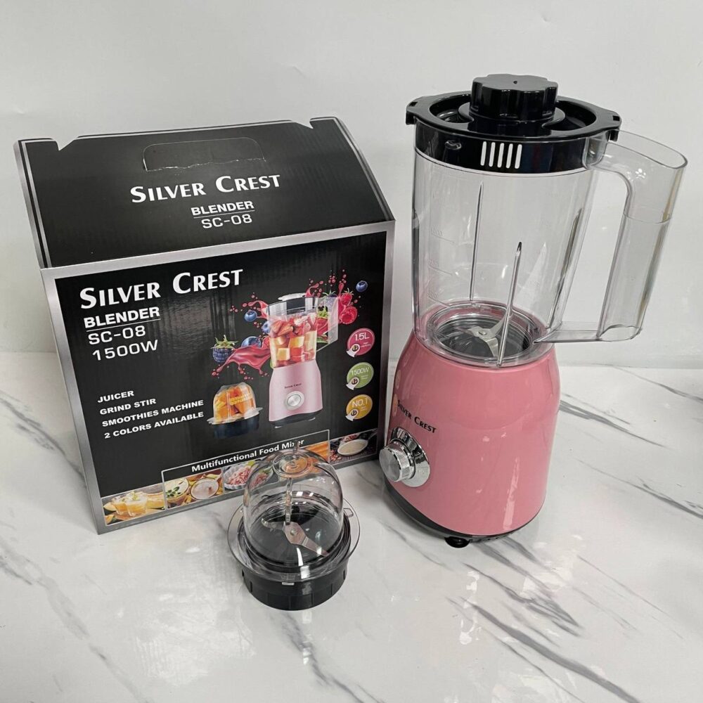 Silver Crest 1.5L Blender 2-in-1 Heavy Duty Commercial Blender - Image 2