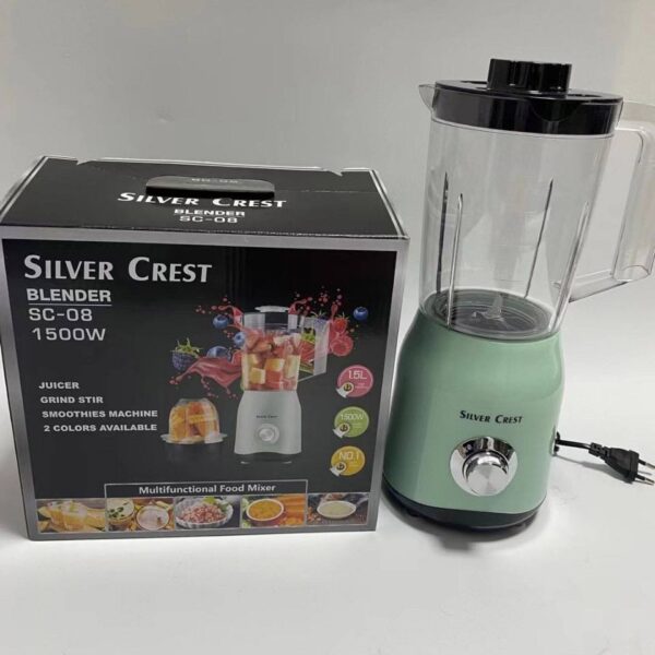 Silver Crest 1.5L Blender 2-in-1 Heavy Duty Commercial Blender - Image 3