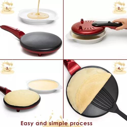 Spring Rolls Machine Electric Crepe Maker With Auto Power Off Portable Crepe Maker Pancake Nonstick Hot Plate Spring Rolls Machine