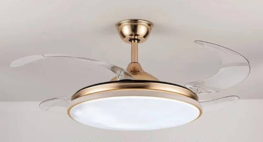 Smart Foldable Ceiling Fan with LED Light and Bluetooth - Image 7