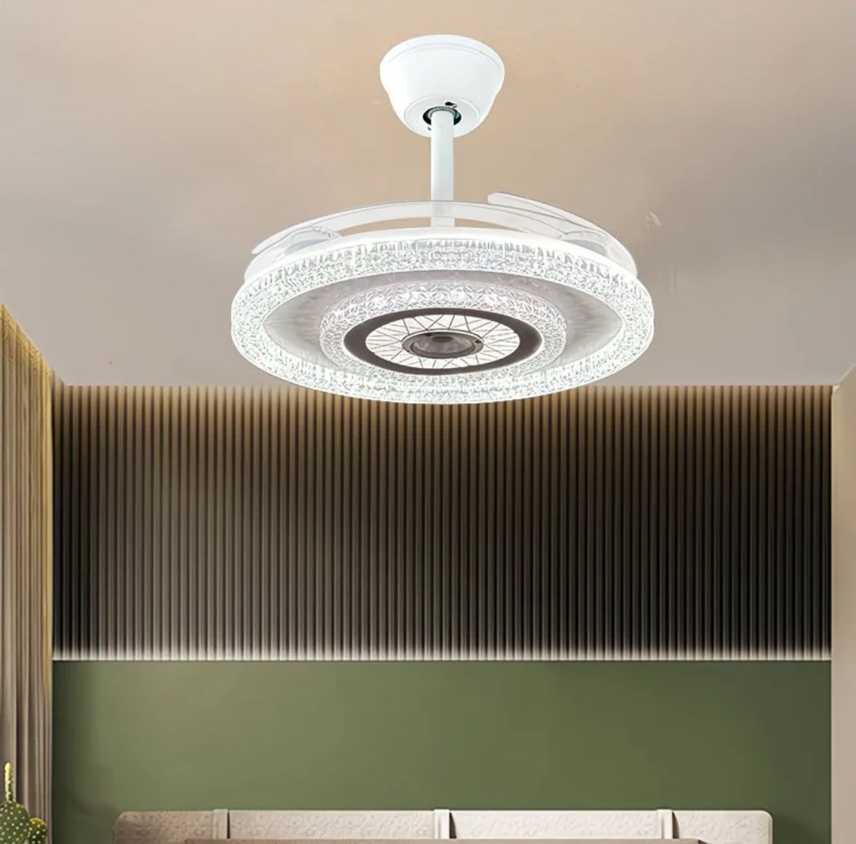 Smart Ceiling Fan with LED Light And Bluetooth